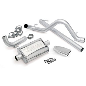Jeep Wrangler Performance Exhaust - Banks Power - Monster Exhaust System - Chrome Tip - `07-`11